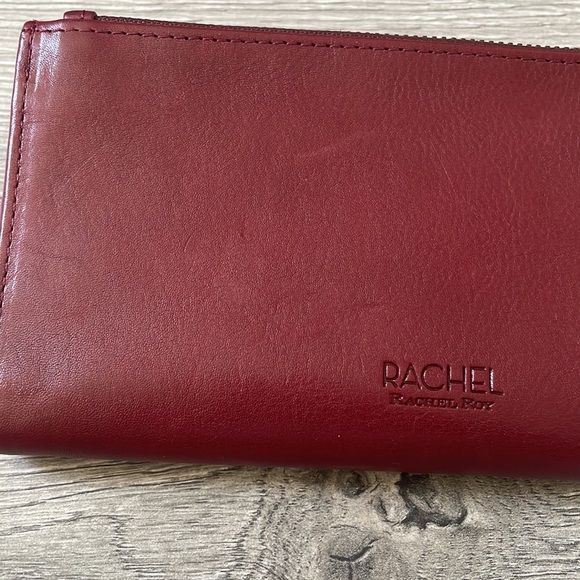 Rachel Rachel Roy burgundy/ maroon leather wallet - Picture 4 of 12